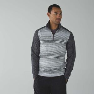 Lululemon Surge Warm 1/2 Zip
Mini Akido Stripe Heathered Black-Size Medium